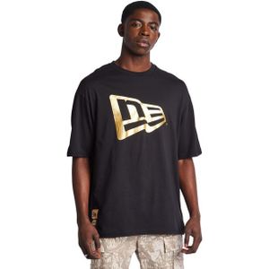 New Era Ne Flag Os Heren T-shirts - Zwart - Maat: L - Foot Locker
