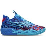 PUMA - MB.04 Lo Alien Skins - Basketbalschoenen - Blauw/Roze/Groen - Nitrofoam