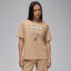 Jordan Gfx Dames T-shirts - Bruin  - Foot Locker