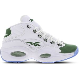 Reebok Question Mid Heren Schoenen - Wit  - Leer - Foot Locker