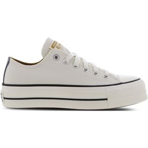 Converse Ctas Lift Platform Low Dames Schoenen - Beige  - Leer - Foot Locker