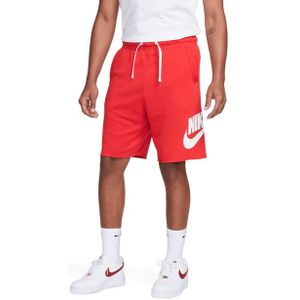 Nike Club Alumni Heren Korte Broeken - Rood - Maat: S - Katoen Jersey - Foot Locker