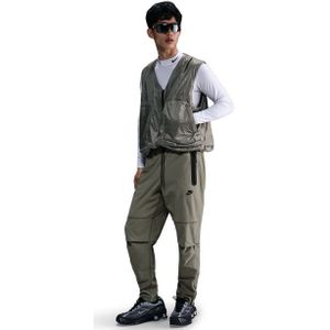 Nike - Tech Sportswear - Trainingsbroek - Grijsgroen/Zwart - Nylon/Elastaan