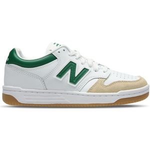 New Balance 480 Unisex Schoenen - Wit - Maat: 38 - Leer - Foot Locker