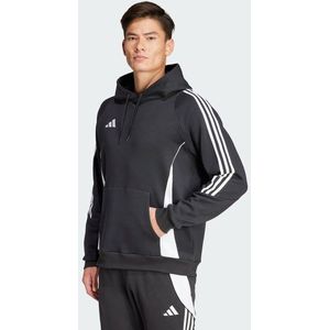 Adidas Tiro 24 Heren Hoodies - Zwart  - Katoen Jersey - Foot Locker