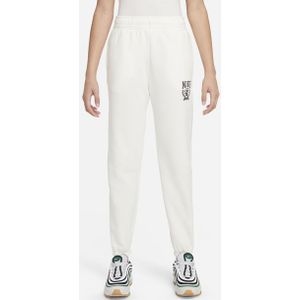 Nike Sportswear Unisex Broeken - Wit - Maat: 147 - 158 CM - Katoengeweven - Foot Locker