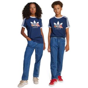adidas - Denim Broek - Blauw - Katoen - Losvallend Model