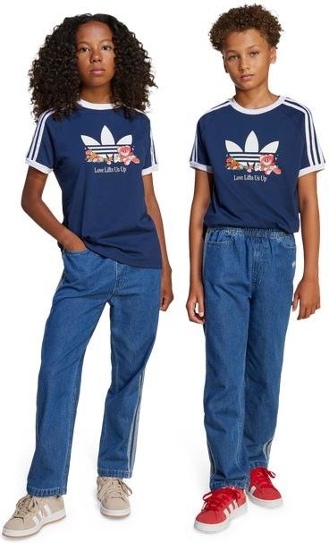 adidas - Denim Broek - Blauw - Katoen - Losvallend Model
