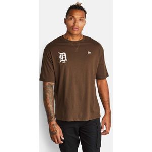 New Era Detroit Tigers Heren T-shirts - Bruin  - Katoen Jersey - Foot Locker