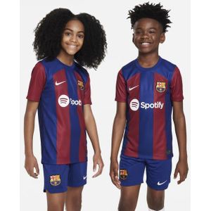 Nike F.c. Barcelona 2023/24 Stadium Home Unisex Truien/Replica's - Blauw  - Katoengeweven - Foot Locker