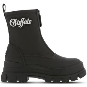 Buffalo Aspha Rain Zip Dames Schoenen - Zwart  - PU - Foot Locker