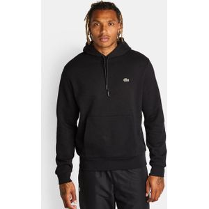 Lacoste Small Croc Heren Hoodies - Zwart  - Katoen Fleece - Foot Locker