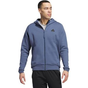 Adidas Z.n.e. Premium Full-zip Hooded Heren Trainingspakken - Blauw  - Katoen Jersey - Foot Locker