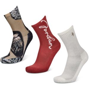 Jordan Kids Crew 6 Pack Unisex Sokken - Groen - Maat: 39 - 42 - Foot Locker