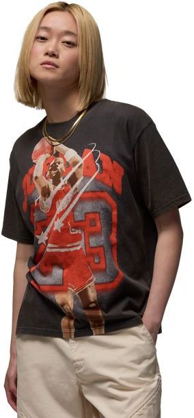 Jordan Flight - Dames T-shirt - Zwart - Katoen Jersey