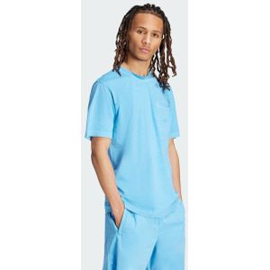 Adidas Trefoil Heren T-shirts - Blauw  - Katoen Jersey - Foot Locker