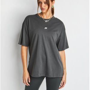 New Balance Essential Dames T-shirts - Zwart  - Foot Locker