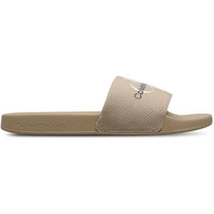 Calvin Klein Slide Monogram Co - Heren Slippers En Sandalen