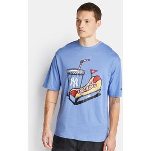 New Era Mlb New York Yankees Heren T-shirts - Blauw  - Foot Locker