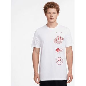 Jordan Stack Logo Heren T-shirts - Wit  - Foot Locker
