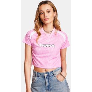 Puma Football Dames T-shirts - Roze  - Poly Jersey - Foot Locker