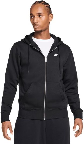 Nike - Sportswear Club Fleece - Vest - Grijs - Met Capuchon