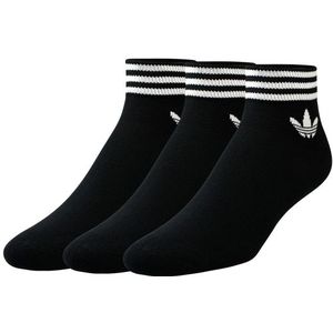 Adidas Quarter Socks 3 Pack Unisex Sokken - Zwart  - Foot Locker