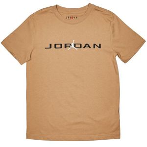Jordan Air Stretch Unisex T-shirts - Beige - Maat: 128 - 137 CM - Katoen Jersey - Foot Locker
