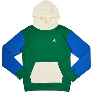 Jordan Brooklyn Color Block Unisex Hoodies - Groen - Maat: 128 - 137 CM - Katoen Fleece - Foot Locker