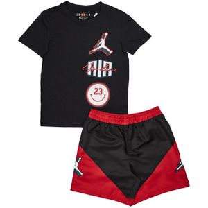 Jordan Stacked Unisex Trainingspakken - Zwart - Maat: 74 - 80 CM - Katoen Jersey - Foot Locker