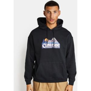 Converse All Star Heren Hoodies - Zwart  - Katoen Fleece - Foot Locker