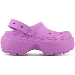 Crocs Stomp Dames Slippers en Sandalen - Roze  - Plastic - Foot Locker