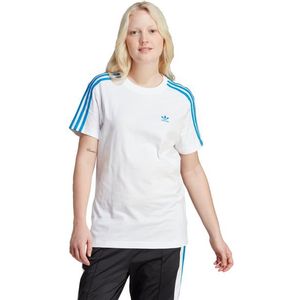 Adidas Adibreak Back Print Dames T-shirts - Wit  - Katoen Jersey - Foot Locker