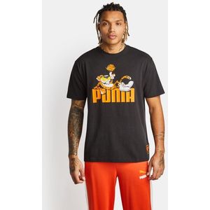 Puma Scoot X Cheetos Heren T-shirts - Zwart  - Katoen Jersey - Foot Locker
