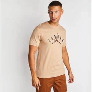 Jordan Flight Heren T-shirts - Bruin  - Foot Locker