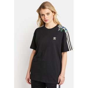 Adidas Adicolor Classics 3-stripes Dames T-shirts - Zwart  - Foot Locker