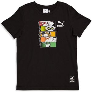 Puma X Miraculous Unisex T-shirts - Zwart  - Katoen Jersey - Foot Locker
