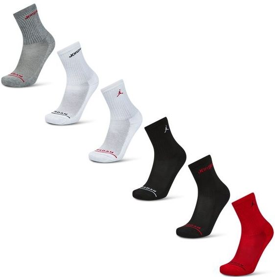 Jordan - Sokken - Grijs Gemêleerd - 6er Pack