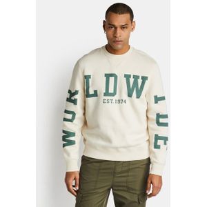 LCKR Ca'ronn Heren Sweatshirts - Wit  - Katoen Fleece - Foot Locker