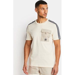 Adidas Utility Heren T-shirts - Wit  - Katoen Jersey - Foot Locker