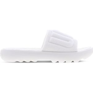 UGG Mini Slide Dames Schoenen - Wit  - Textil - Foot Locker