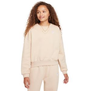 Nike Club Boxy Unisex Sweatshirts - Bruin - Maat: 158 - 170 CM - Foot Locker