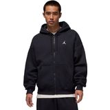 Jordan Brooklyn Fleece Hoodie met Rits - Zwart