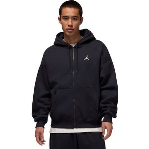 Jordan Brooklyn Fleece Hoodie met Rits - Zwart