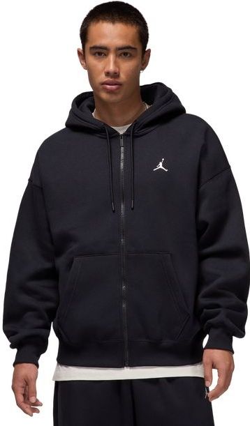 Jordan Brooklyn Fleece Hoodie met Rits - Zwart