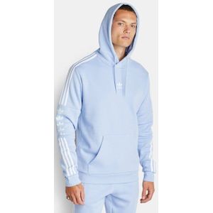 Adidas Trefoil Heren Hoodies - Blauw  - Katoen Fleece - Foot Locker