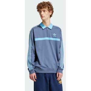 Adidas Collared Heren Sweatshirts - Paars  - Katoen Jersey - Foot Locker