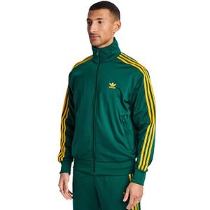 Adidas - Firebird - Trainingspak - Groen - Geribbelde Boorden