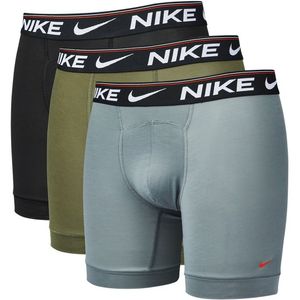 Nike Boxer Brief 3 Pack Unisex Ondergoed - Zwart  - Foot Locker