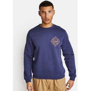 Converse All Star Heren Sweatshirts - Blauw  - Katoen Fleece - Foot Locker